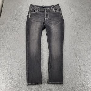 Lee Platinum Label Jeans Womens 10 Short Black Perfect Fit‎ Skinny Mid Rise